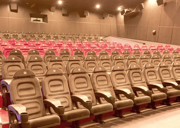 Bioscoop auditorium — Stockfoto