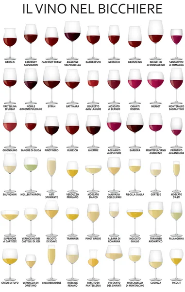 Wino w szklankach — Zdjęcie stockowe