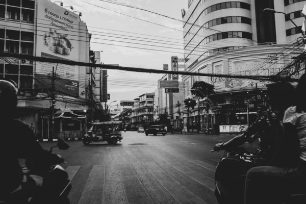 Bangkok Tailândia Maio Cityscape China Cidade Bangkok Com Cor Preto — Fotografia de Stock