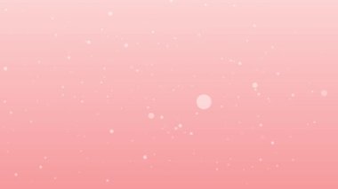 Parçacık çemberi renk arkaplanında döner. Bokeh ile Parıldayan Parçacıklar.