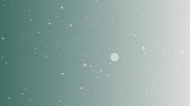 Parçacık çemberi renk arkaplanında döner. Bokeh ile Parıldayan Parçacıklar.