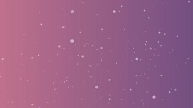 Parçacık çemberi renk arkaplanında döner. Bokeh ile Parıldayan Parçacıklar.