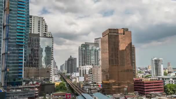 Αστικό τοπίο της στο κέντρο της πόλης, από την άποψη της Emquatier — Αρχείο Βίντεο