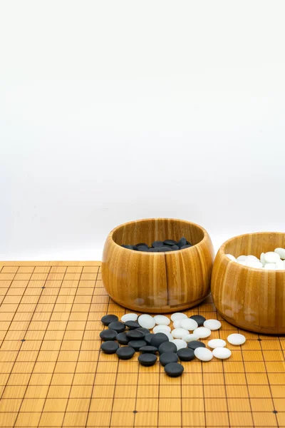 Isoliertes Traditionelles Brettspiel Aus China Und Japan Genannt Zwei Geöffnete — Stockfoto