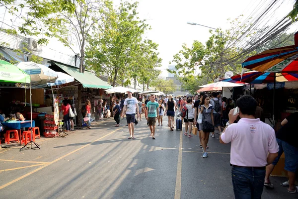 På helgmarknaden Market, Bangkok, Thailand — Stockfoto