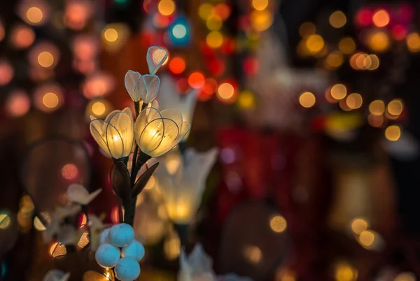 Light of artificial flower — Stock Photo, Image