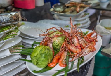 Sokak deniz ürünleri