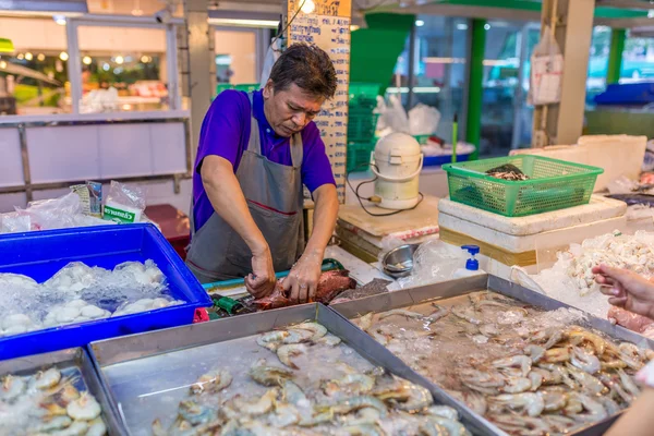 Ou mercado de Tor Kor, Bangkok, Tailândia — Fotografia de Stock