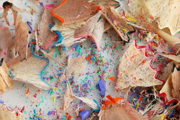 Üst görünümden çok renkli temizleme kalemler / çöp tüm renkler