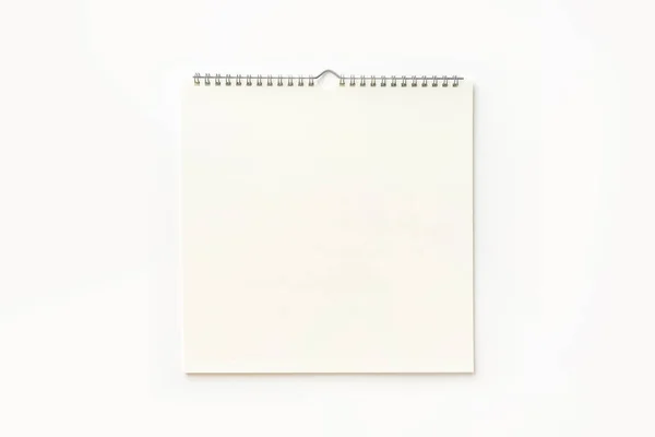 Bianco Sfondo Del Calendario Parete Bianco — Foto Stock