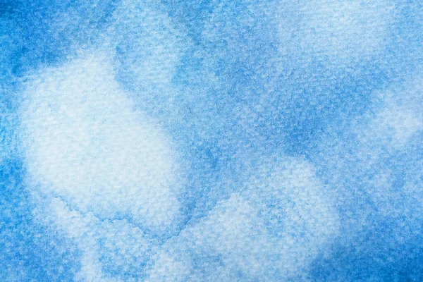 Абстрактний Синій Акварельний Фон Художня Текстура Пензля Ручної Роботи Крупним — стокове фото