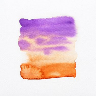 Renkli suluboya fırça darbeleri. Kendi metnin için yer var. Yakın plan..