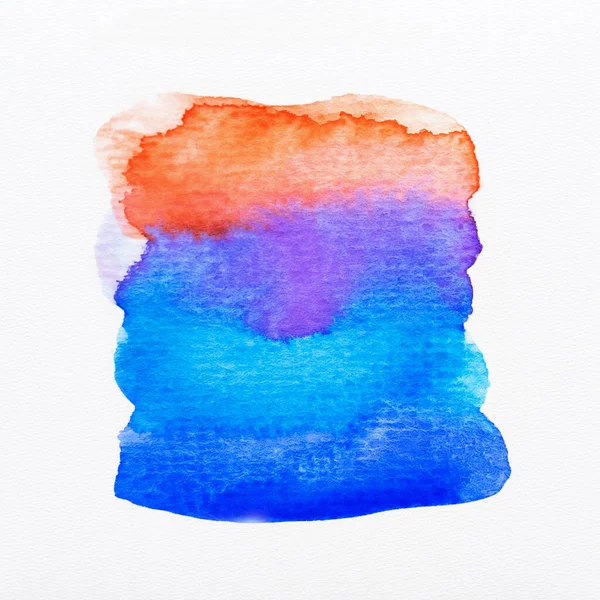 Coups Pinceau Aquarelle Colorés Avec Espace Pour Votre Propre Texte — Photo