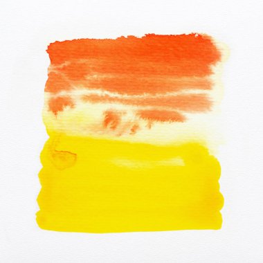 Renkli suluboya fırça darbeleri. Kendi metnin için yer var. Yakın plan..