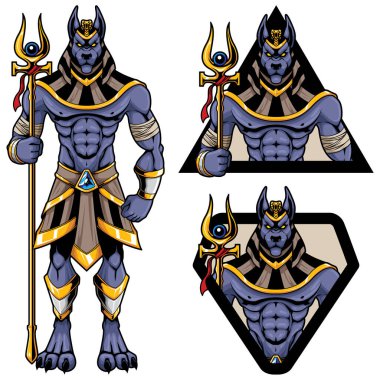 Anubis Tanrı Maskotu