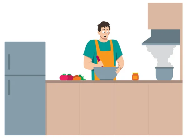 Cocinero Chef — Vector de stock