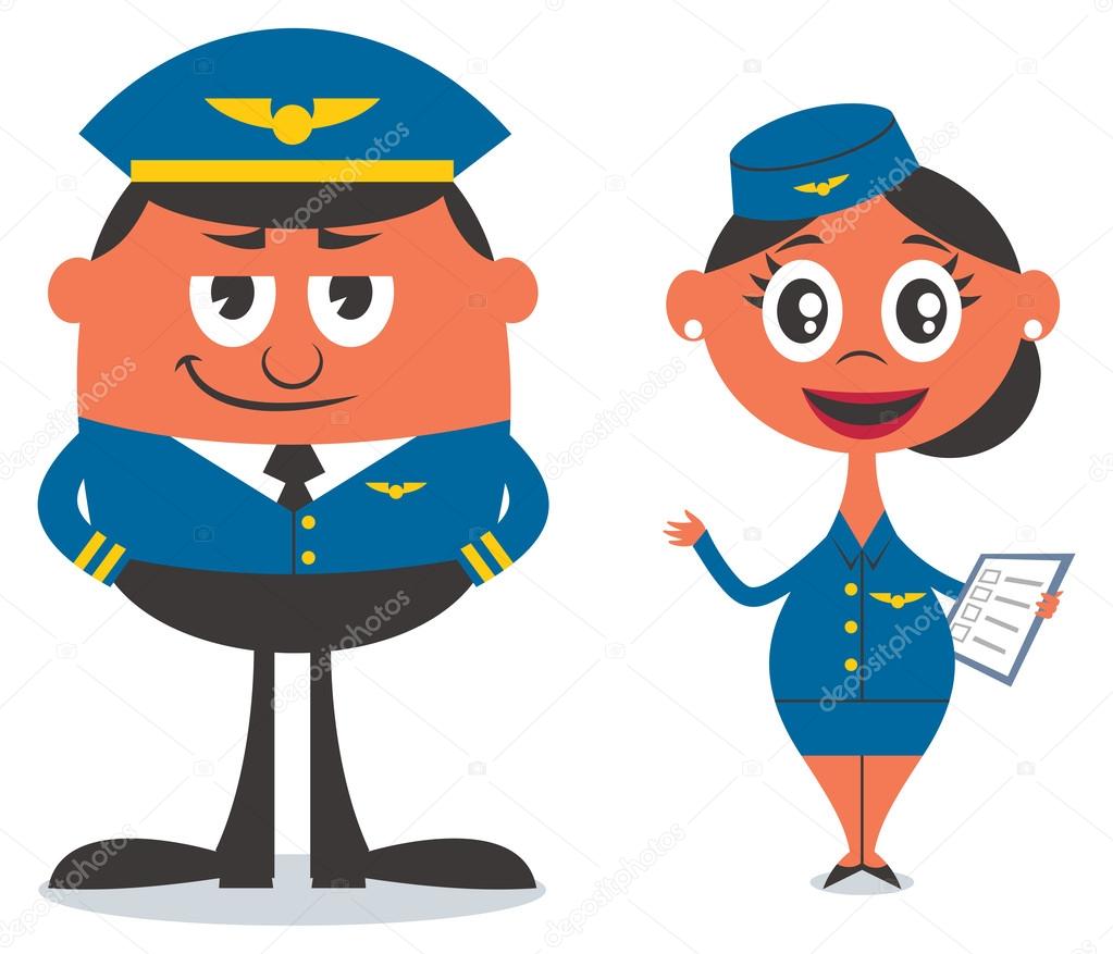 Pilot and Air Hostess