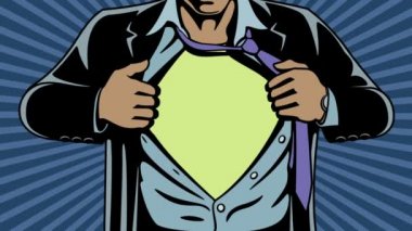 süper kahraman arka plan döngü