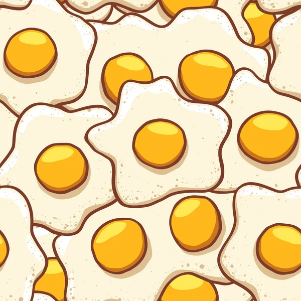 Fondo huevos fritos — Vector de stock