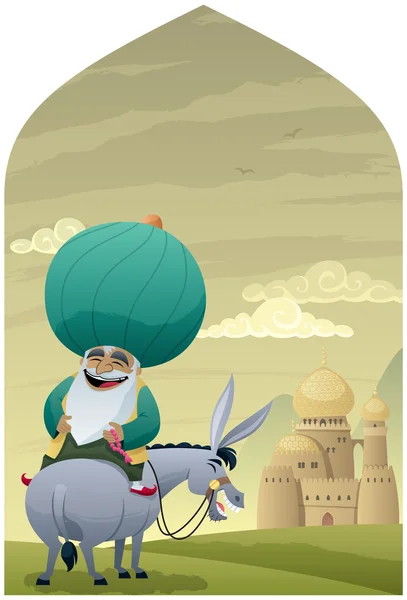 Nasreddin Hodja 2 — Vector de stock