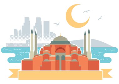 Istanbul City Illustration clipart