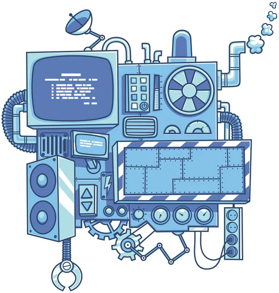 Fantastische Cartoon-Maschine 2 — Stockvektor