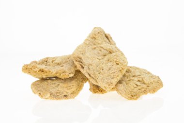 Beyaz arka plan üzerinde izole soya fileto, Kuru.