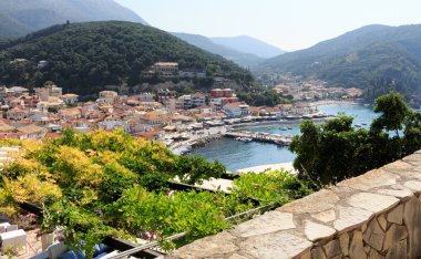 Parga Yunanistan'ın güzel kıyı kenti