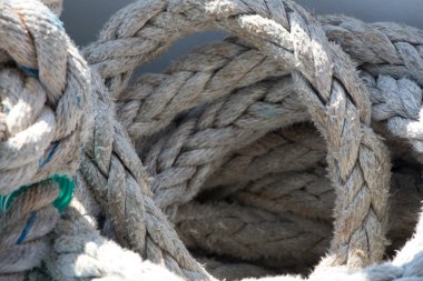 Eski bir ip arka plan dağınık rulo