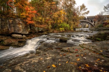Sonbaharın güzel Berea Falls