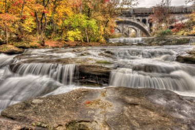 Sonbaharın güzel Berea Falls