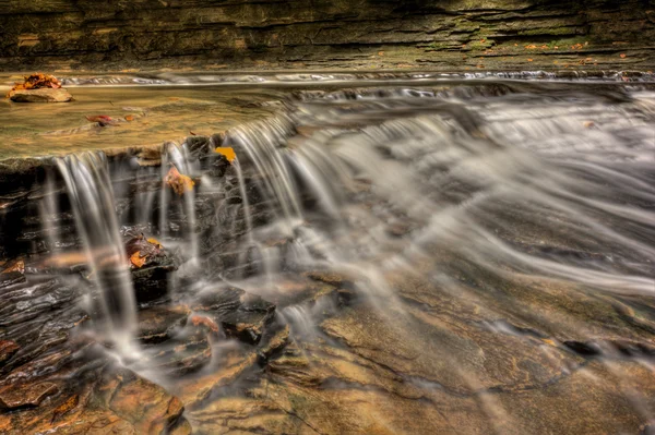 Waterfall In Autumn — Stock Photo, Image