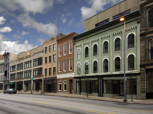 Small Town Main Street — Stock Photo, Image