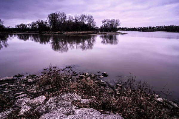 River Sunrise — Stock Photo, Image