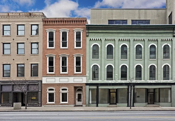 Small Town Main Street — Stock Photo, Image