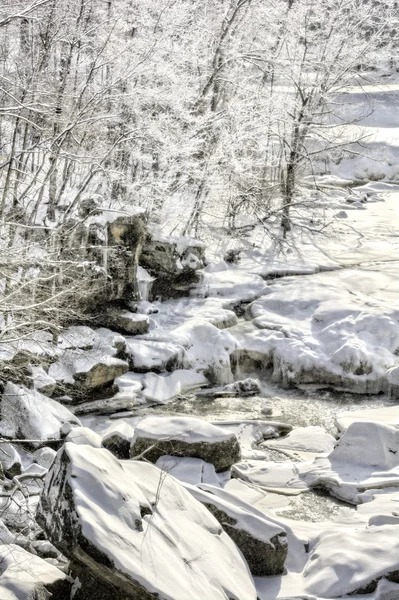 Quedas de Berea no inverno — Fotografia de Stock