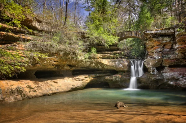 Hocking hills vattenfall — Stockfoto