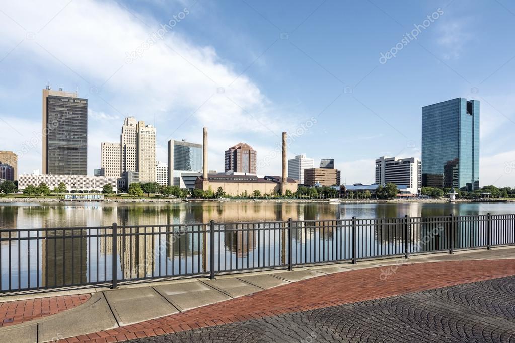 Toledo Ohio City Skyline