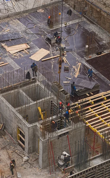 Bina inşaatçılar meşgul