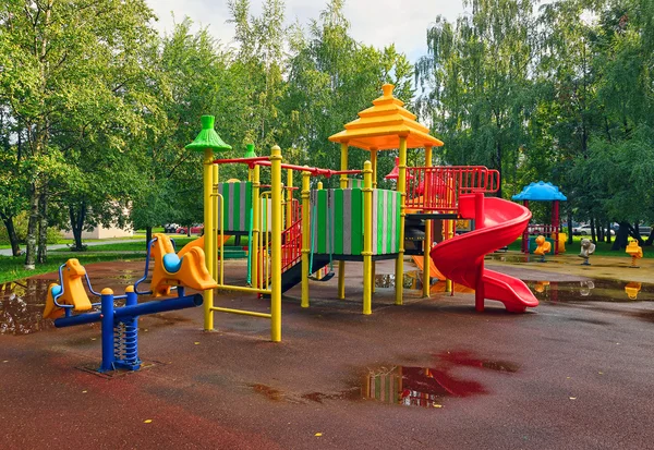 Plac zabaw w parku Obraz Stockowy