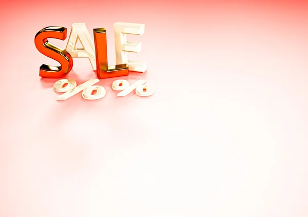 Dimensional inscription of SALE — Stock Photo, Image