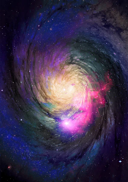 Far away spiral galaxy — Stock Photo, Image