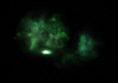 varlık parlıyordu Bulutsusu