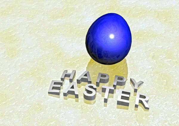 Happy Easter Background. 3D rendering. — Stock Photo, Image