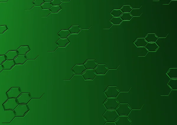 Contexte avec des formules chimiques structurelles — Photo