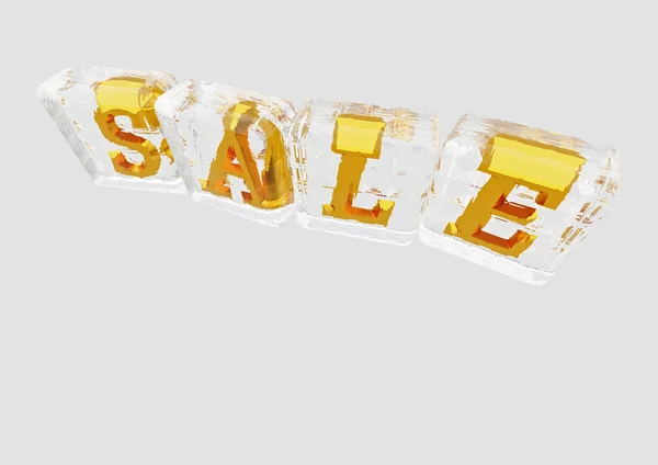 The SALE word made of blocks — Stock Photo, Image