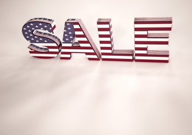 Boyutlu yazıt satış. 3D çizim.