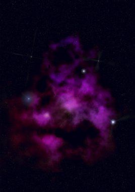 varlık parlıyordu Bulutsusu