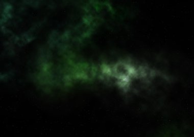 Sonsuz bir yıldız alanının küçük bir parçası