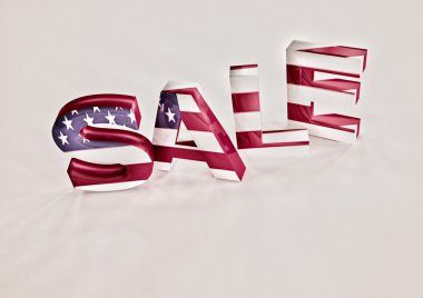 Boyutlu yazıt satış. 3D çizim.